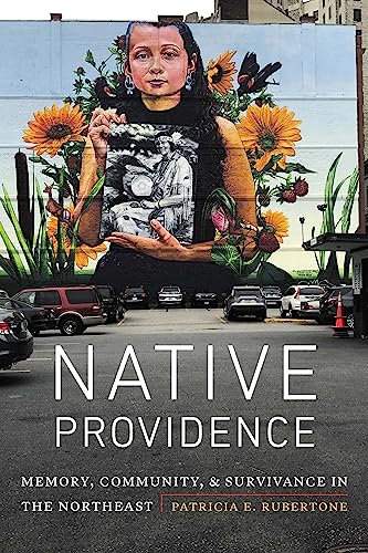 Book cover featuring a mural of an Indigenous woman surrounded by sunflowers.