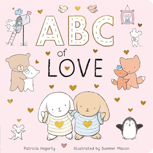 Book cover with illustrated animals and the title "ABC of Love".