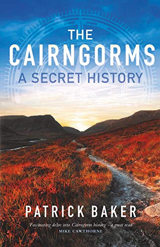 Book cover showing a mountain path through autumn foliage under a compass rose sky.
