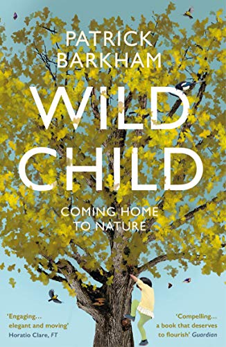 Book cover with large white text, a tree, and a child climbing.