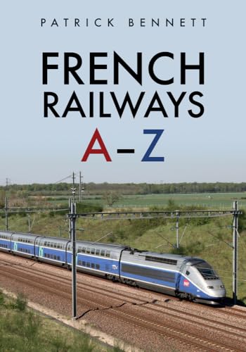 Book cover: “French Railways A-Z” with a high-speed train image.