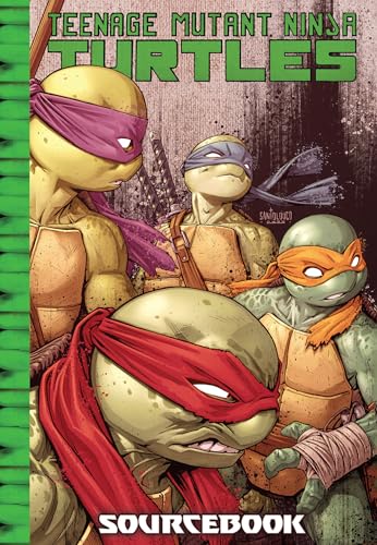 Teenage Mutant Ninja Turtles sourcebook cover featuring Donatello, Leonardo, Raphael, and Michelangelo.
