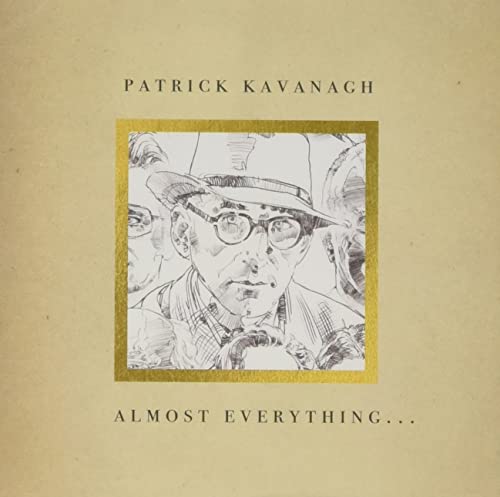 CD cover featuring a sketched portrait of Patrick Kavanagh in a hat.