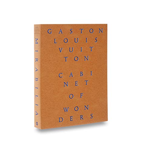 Orange book cover with vertically stacked white text: "Gaston-Louis Vuitton, Cabinet of Wonders.