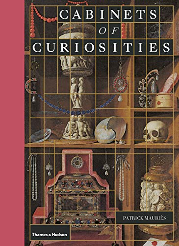 Book cover showing a cabinet filled with historical artifacts, jewelry, and a human skull.