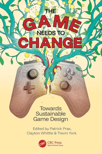 Book cover: split game controller with branching, colorful foliage design.