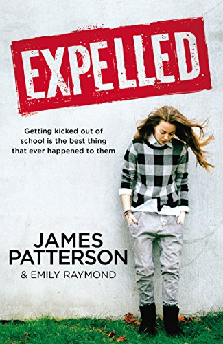 Book cover: “Expelled” by James Patterson, featuring a young woman.