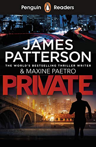 Book cover for "Private" by James Patterson, featuring a city skyline.