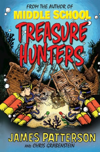 Book cover: divers exploring a sunken shipwreck with coral reef.
