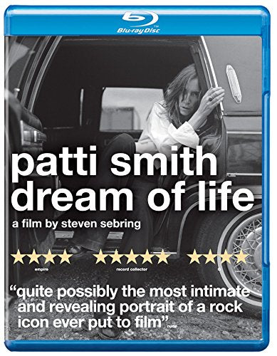 Blu-ray cover for Patti Smith’s “Dream Of Life” documentary film.