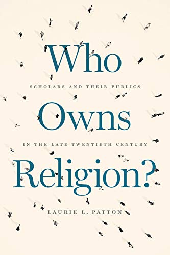 Book cover: "Who Owns Religion?" with silhouetted figures scattered above text.