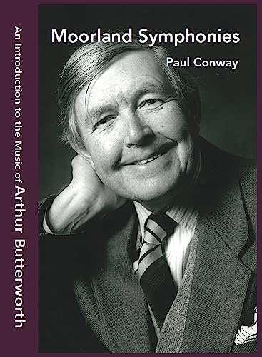 Black and white portrait of a man on a book cover titled Moorland Symphonies.