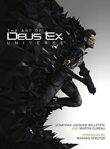 Book cover featuring a cyborg character and abstract geometric design.