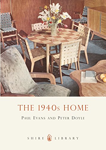 Book cover: āThe 1940s Homeā with a vintage dining room scene.