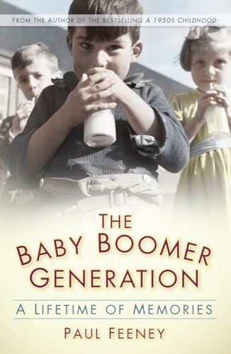 1950s children drinking from bottles on book cover, “The Baby Boomer Generation.”