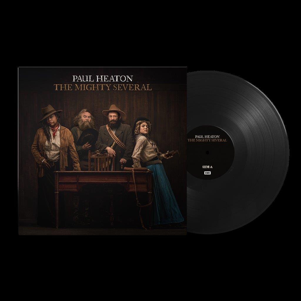 Paul Heaton’s “The Mighty Several” vinyl record with group portrait cover.