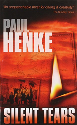 Book cover: “Silent Tears” by Paul Henke, with map and burning candle.