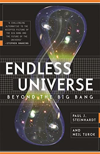 Book cover with hourglass-shaped galaxies and bold white title text.