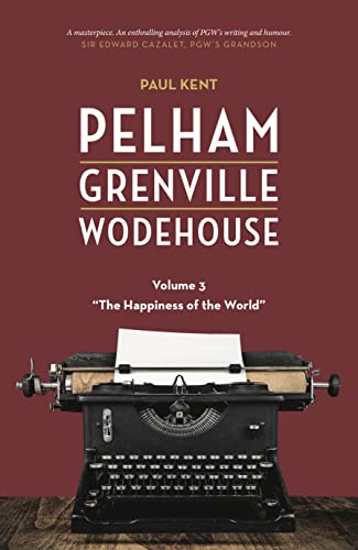 Book cover: "Pelham Grenville Wodehouse - Volume 3" with a typewriter image.