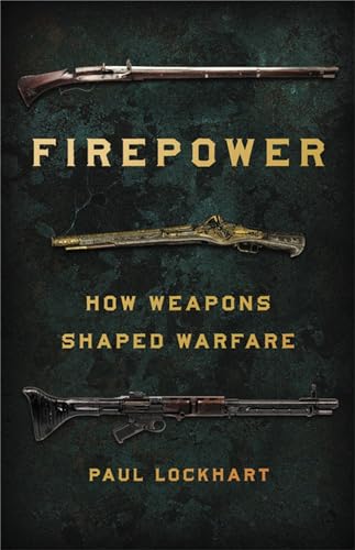 Book cover: "Firepower" with images of antique firearms.