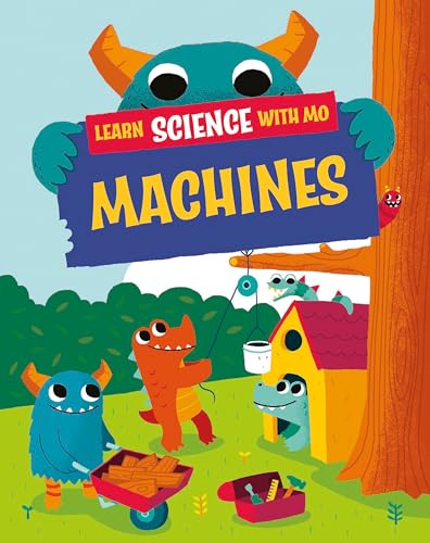 Book cover with colorful monsters and the title "Machines.