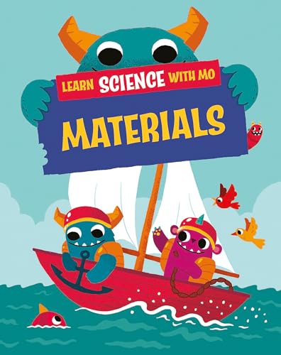 Cartoon monsters on a boat with the title "Materials.