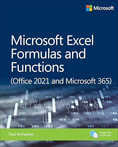 Book cover for “Microsoft Excel Formulas and Functions” with data graphics.