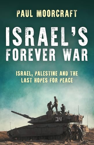 Book cover depicting a map of Israel and Palestine, likely with somber colors.