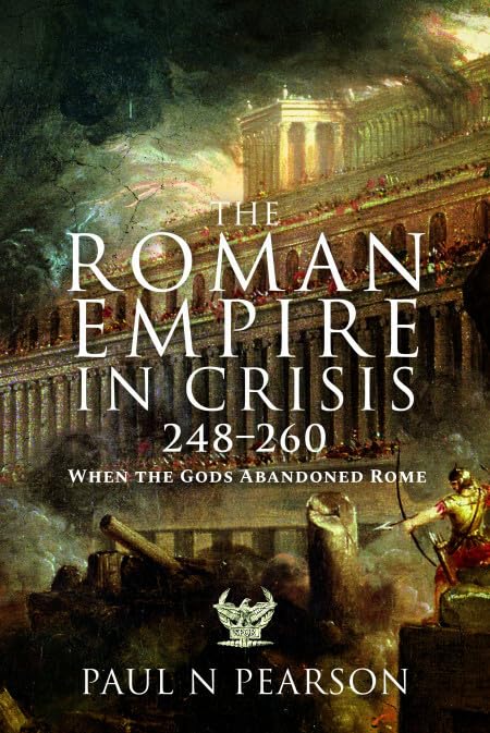 Image of a book cover with ancient Roman theme and possibly distressed or abandoned imagery.