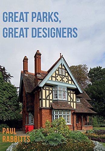 Book cover featuring a brick and timber Tudor-style building in a park.