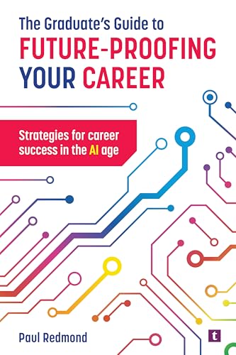 Book cover with young professional on laptop, subtle circuit board pattern in background.