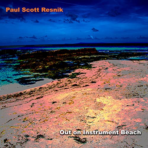 CD cover: beach scene with colorful rocks and blue sky.