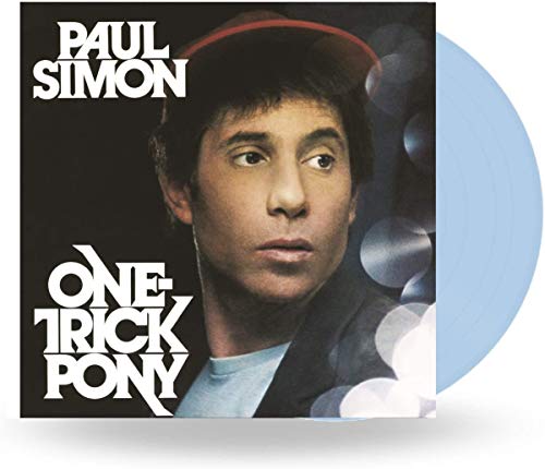 Paul Simon’s “One Trick Pony” vinyl record with light blue discs.
