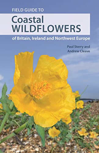 Book cover featuring a large yellow coastal wildflower against a blue sky background.