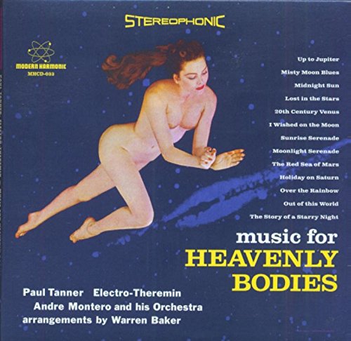 Nude woman floating in space on a CD album cover.