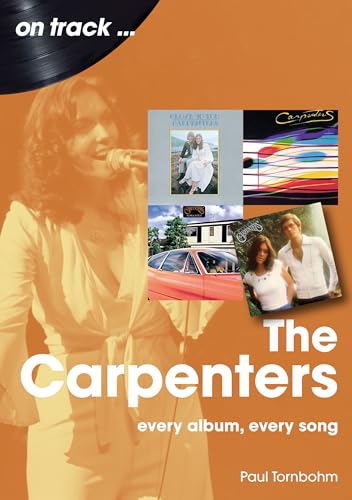 Book cover featuring The Carpenters, album art, and Karen Carpenter performing.