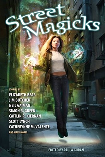 Book cover: woman levitating with glowing orb in an urban alley.