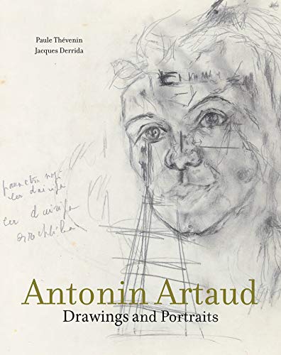 Sketch of a face with handwritten notes on the book cover.