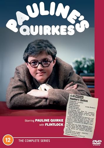 DVD cover for "Pauline's Quirkes" featuring Pauline Quirke in glasses.