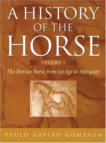 Book cover: "A History of the Horse," featuring cave painting detail.