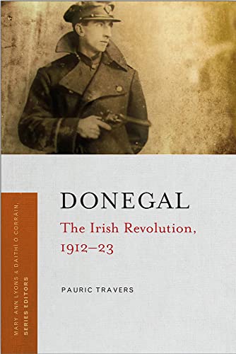 Book cover: "Donegal: The Irish Revolution, 1912-23" with a historical portrait.