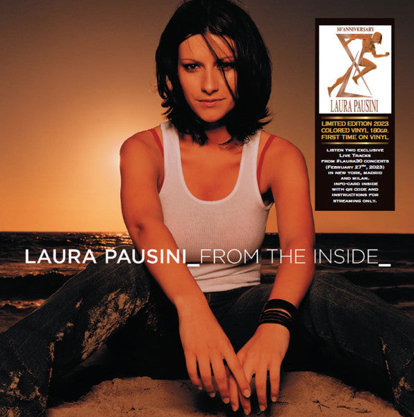 Laura Pausini album cover, “From The Inside,” featuring a portrait of the singer.