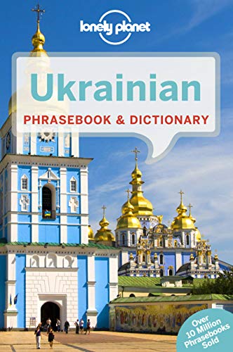 Lonely Planet Ukrainian phrasebook cover featuring St. Michael's Golden-Domed Monastery in Kyiv.