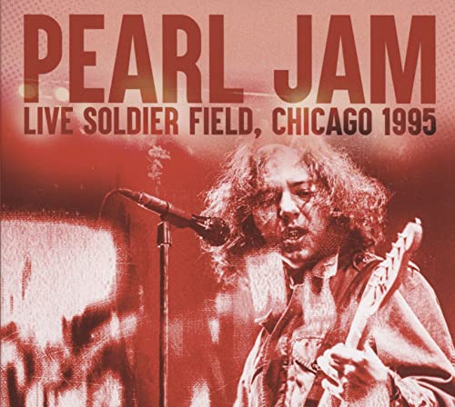 Pearl Jam live album cover featuring Eddie Vedder performing with a guitar.