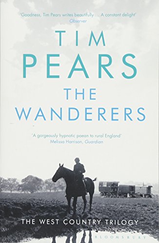 Book cover: "The Wanderers" by Tim Pears, featuring a rider on horseback.