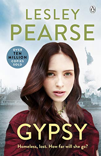 Book cover: "Gypsy" by Lesley Pearse, featuring a woman with long brown hair.