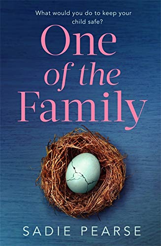 Book cover: "One of the Family" with a bird’s nest and cracked egg.