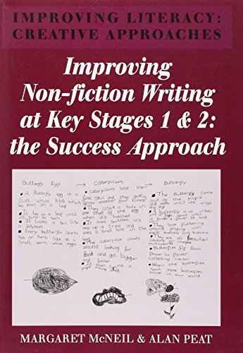Red book cover: "Improving Non-fiction Writing KS2" with butterfly illustrations.
