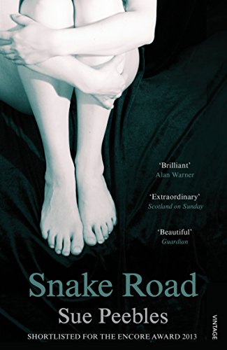 Book cover featuring a person's legs and feet resting on a dark fabric.