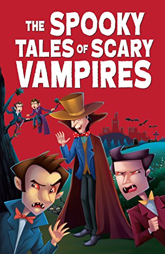 Book cover featuring cartoon vampires in a spooky graveyard scene.